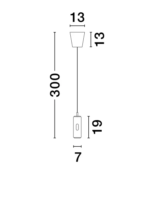 Luster NOVA LUCE 9870022 LED 12W 743lm 3000K 230V IP20